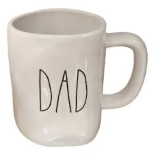 Rae Dunn Cream 'DAD' Mug